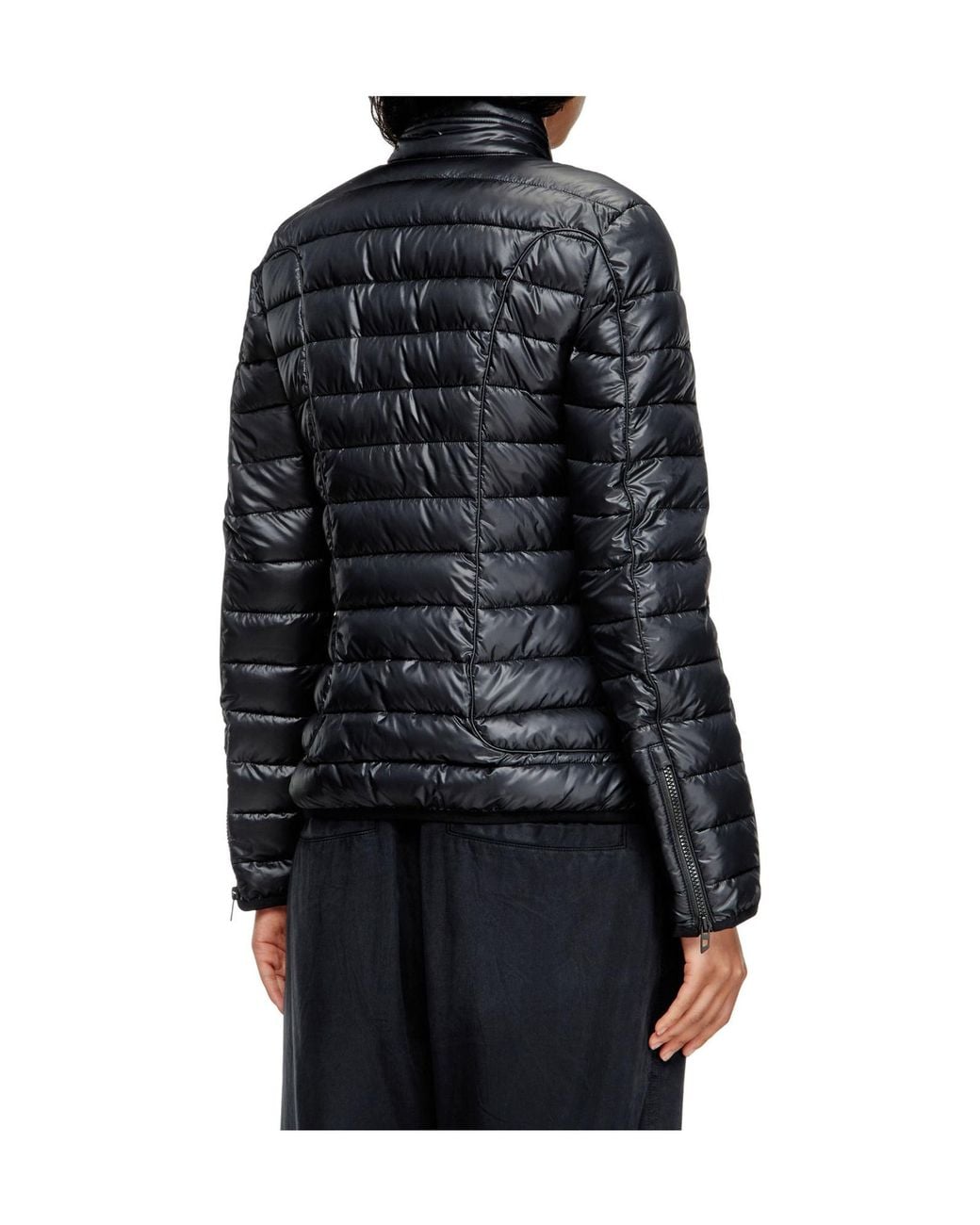 DIESEL Blue Quilted Puffer Jacket