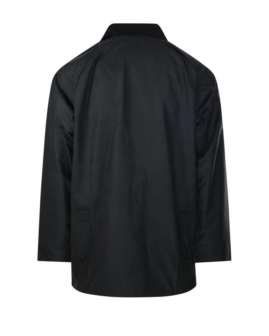 Barbour Black Buttoned Heritage Jacket for men