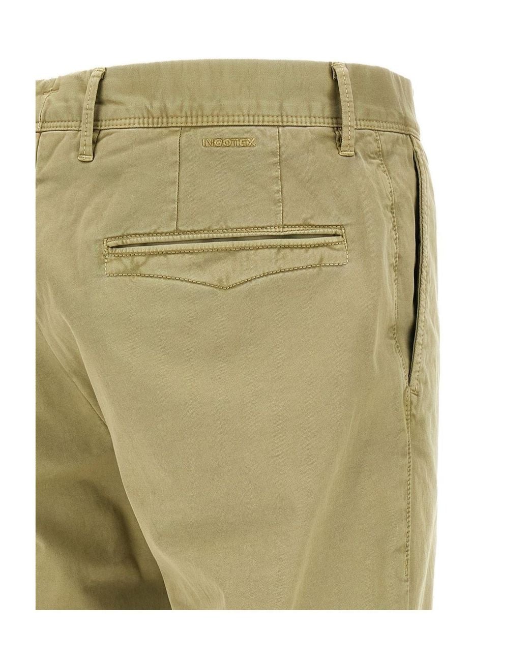 Incotex Green 18S100 Slim Fit Pants for men