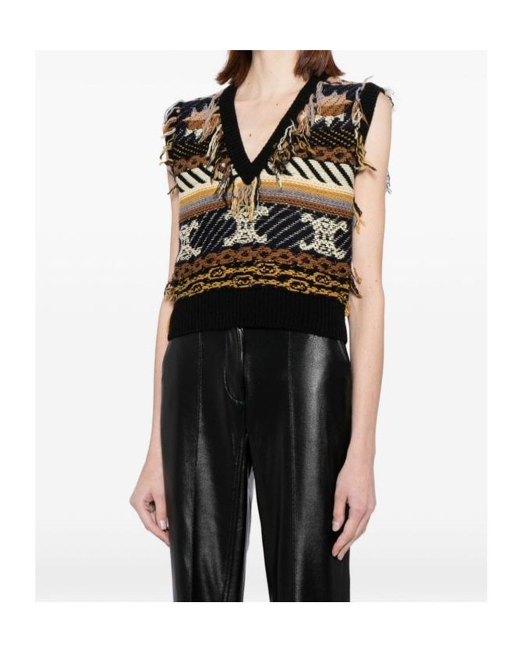 Céline Black Top