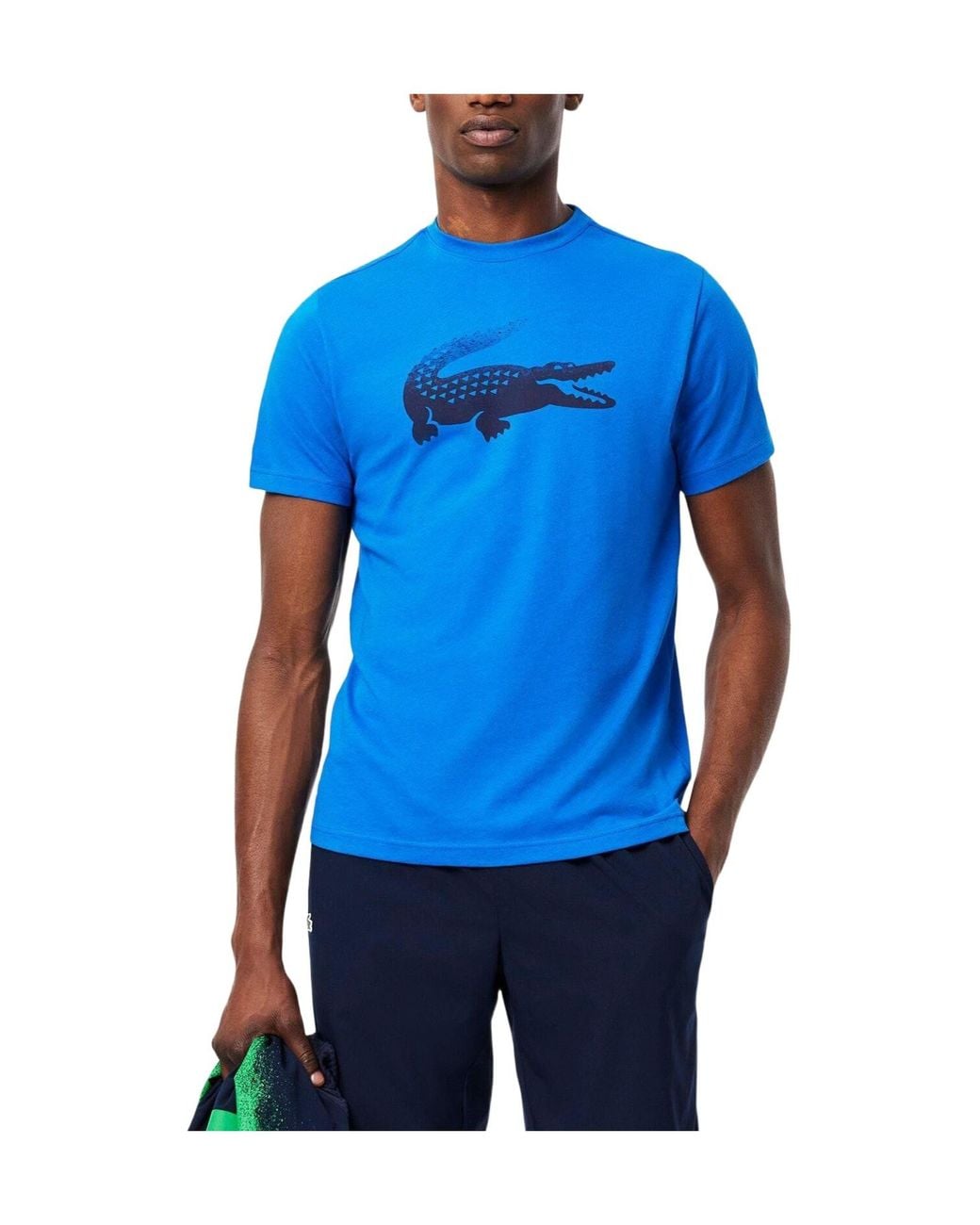 Lacoste Blue Crewneck Shortsleeve Tshirt for men