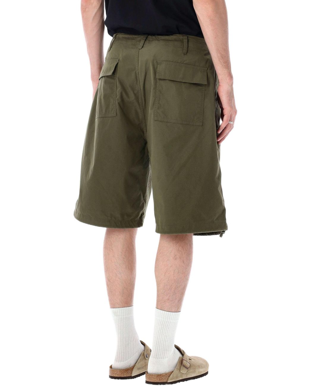 Stussy Green Belt Loop Shorts for men