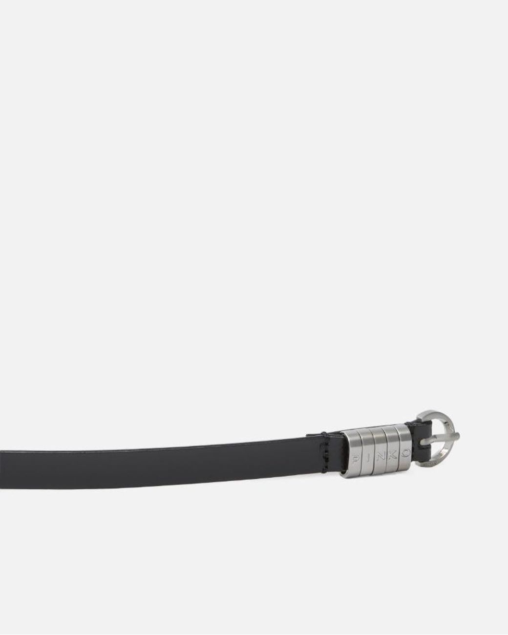 Pinko White Logo-Plaque Buckle Belt