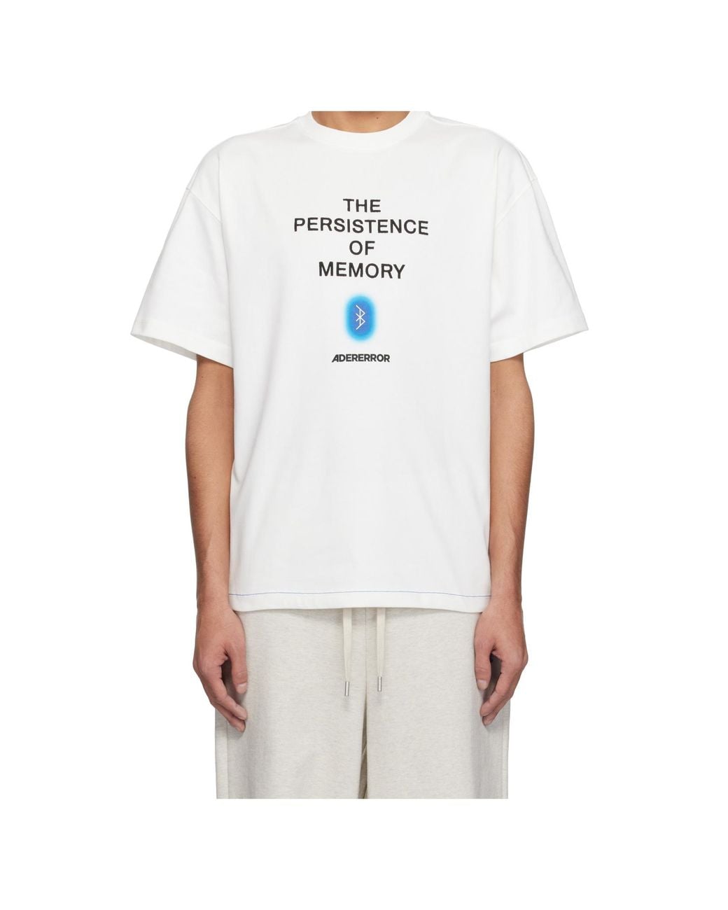 Adererror White Short-Sleeved T-Shirt for men