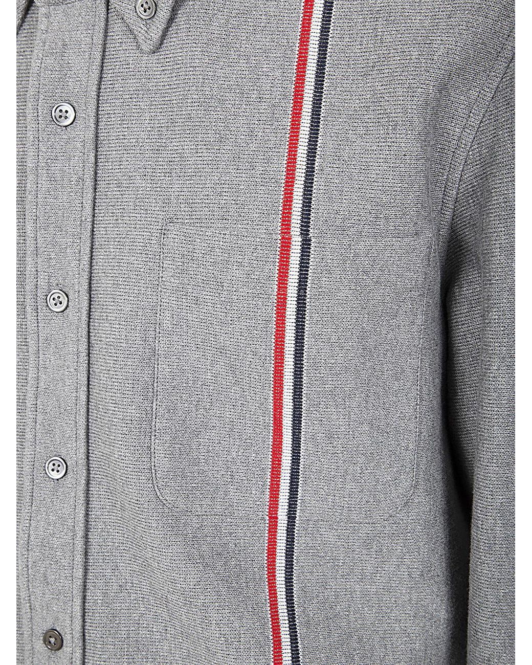 Thom Browne Gray Buttoned Jacket for men