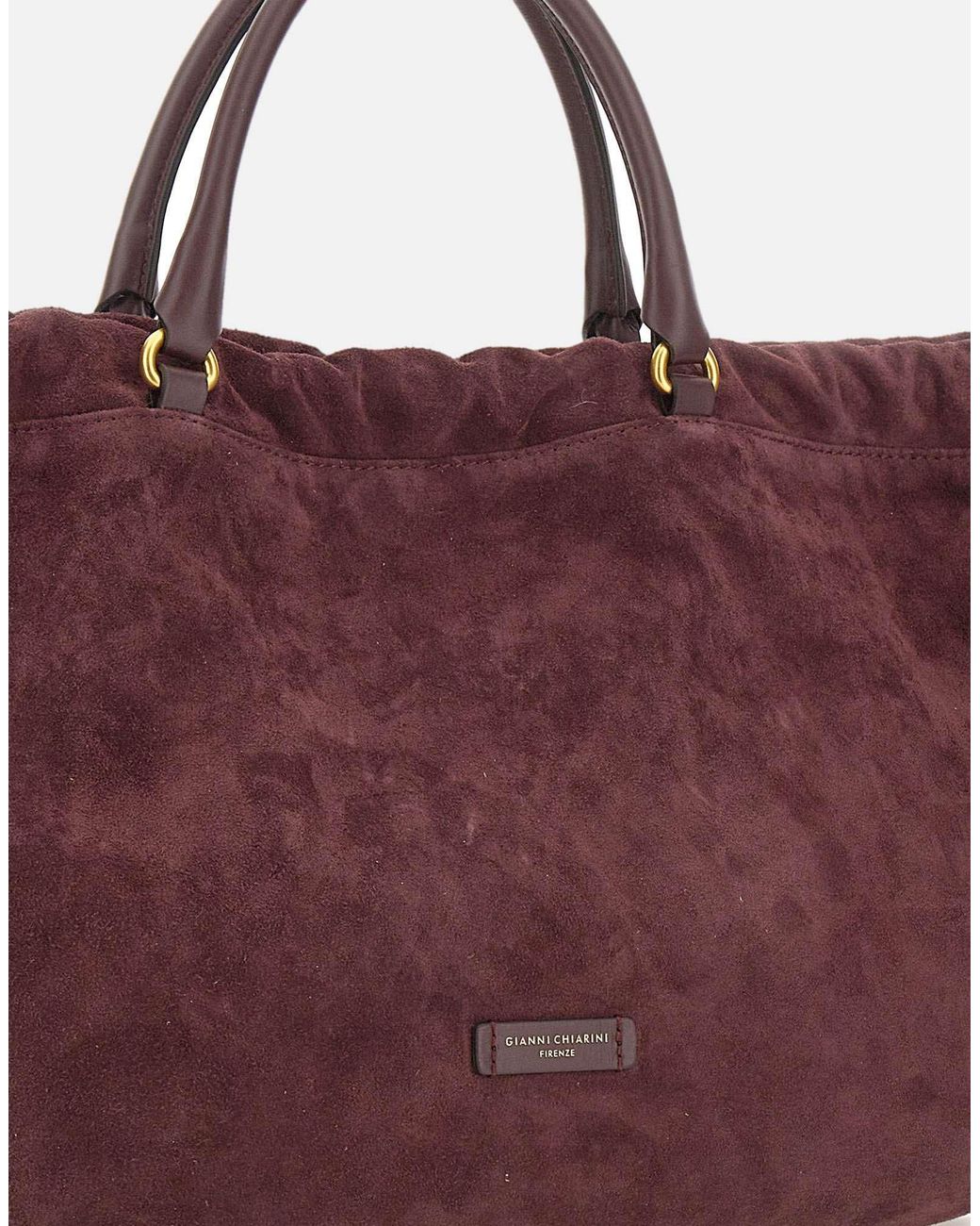 Gianni Chiarini Purple Morgana Top Handle Shoulder Bag