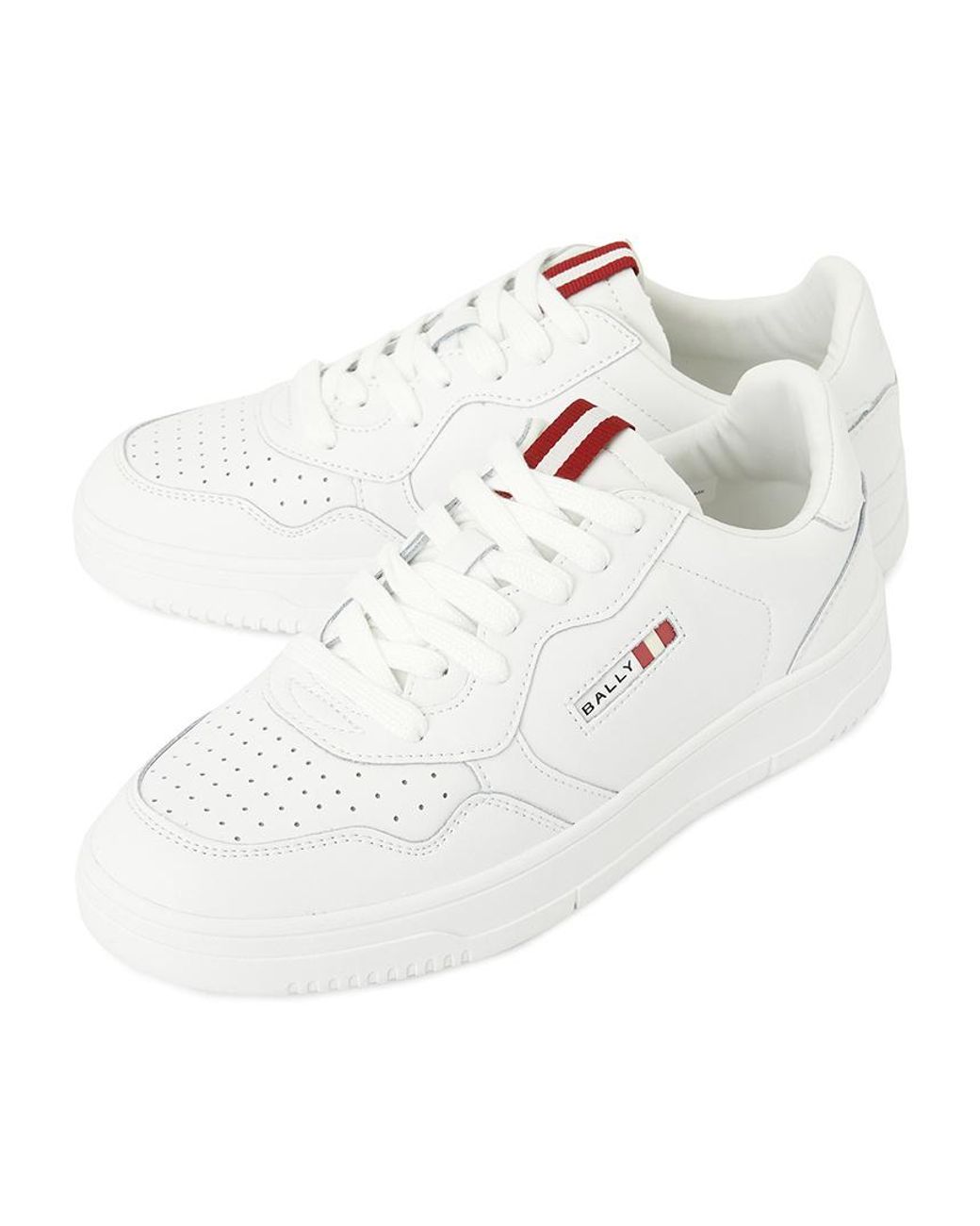 Bally White Round-Toe Low-Top Casual Shoes for men