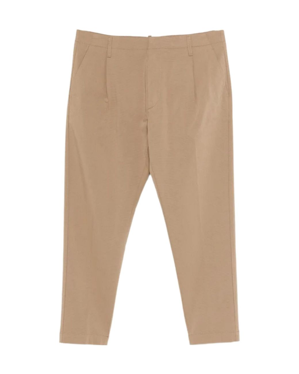 Dondup Natural Pleated Trousers for men