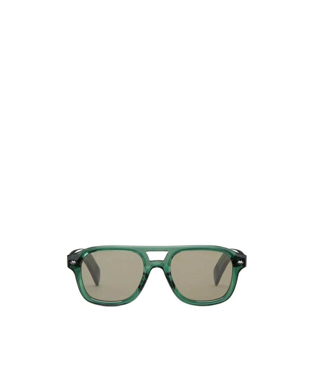 Loro Piana Green Roadster Sunglasses for men