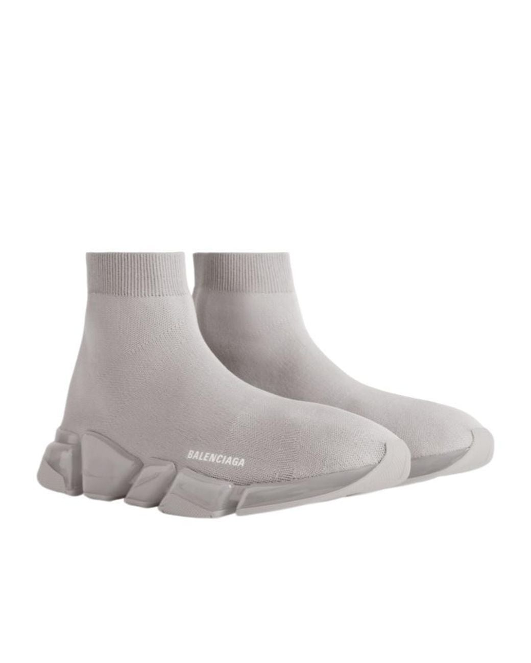 Balenciaga Gray Sock High-Top Sneakers for men