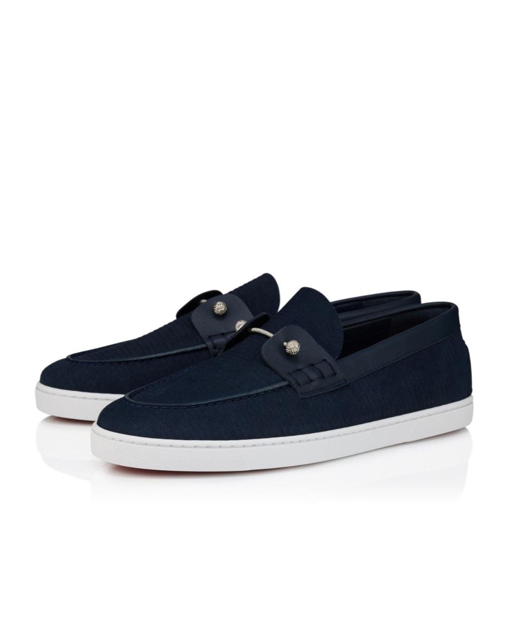 Christian Louboutin Blue Chambeliboat Yacht Loafers for men