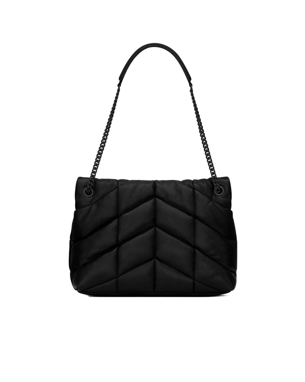 Saint Laurent Black Puffer Medium Shoulder Bag