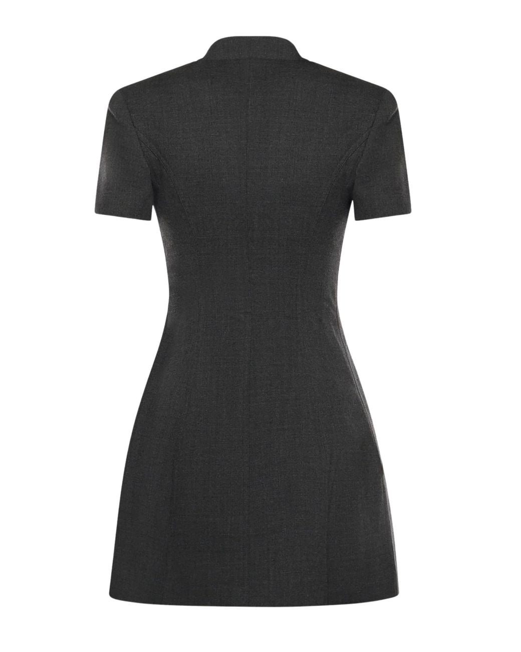 Self-Portrait Black Long-Sleeve Mini Dress