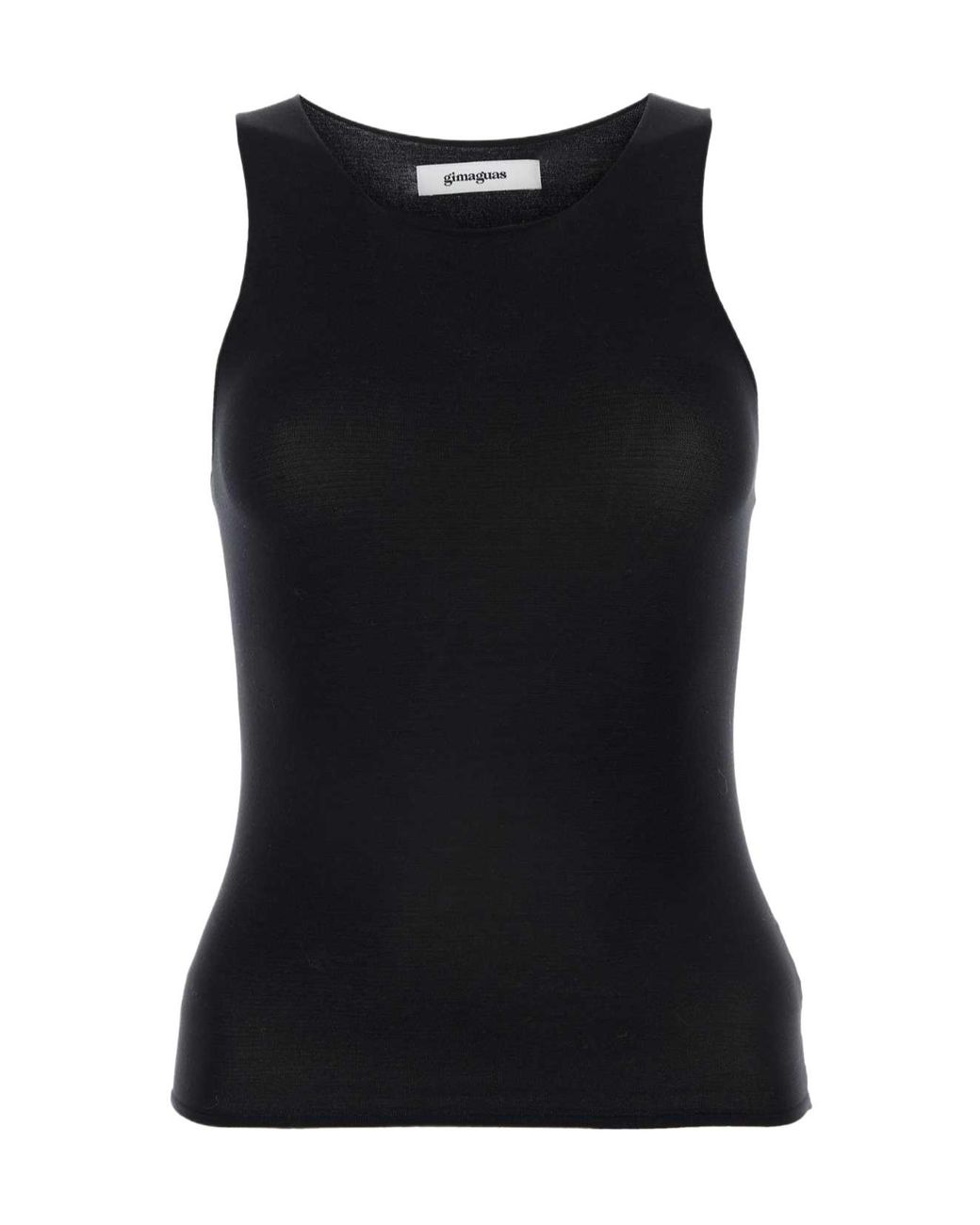GIMAGUAS Black Galu Stretch Sleeveless Tank Top