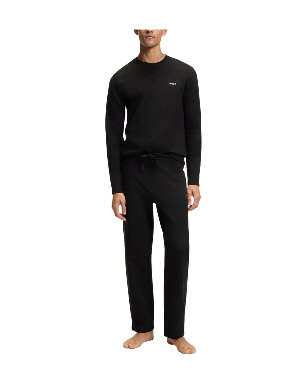 Boss Black Solid Color T-Shirt for men