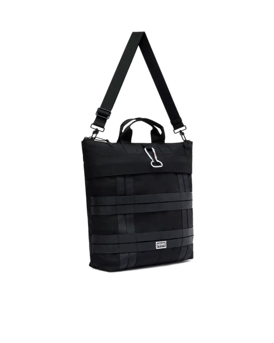 KENZO Black Explorer Tote Bag for men