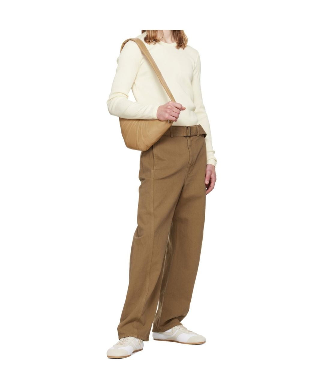 Lemaire White Long-Sleeve Top for men