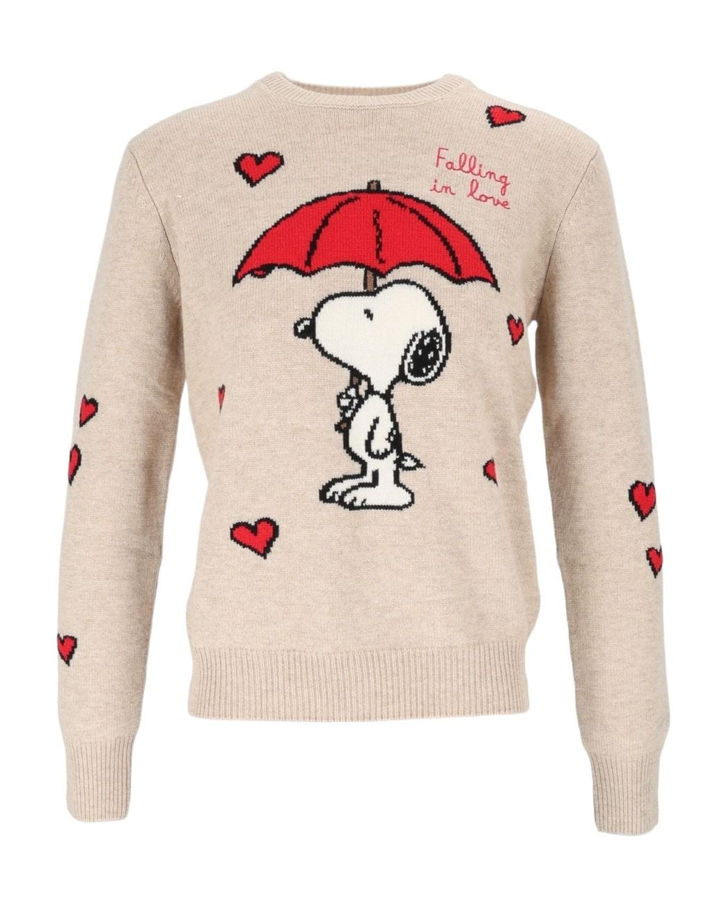 Mc2 Saint Barth Pink Graphic Crew Knitted Sweater