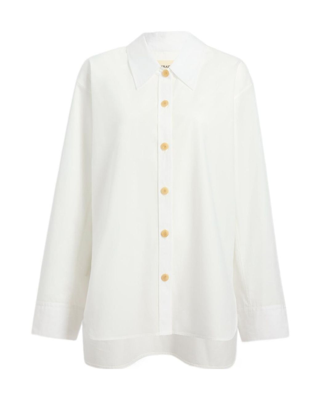 Khaite White Herschel Buttoned Shirt