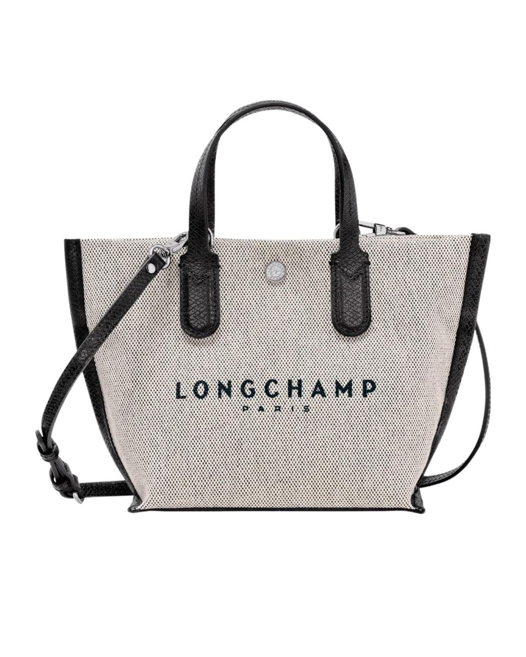 Longchamp White Essential Xs Logo Shoulder Bag