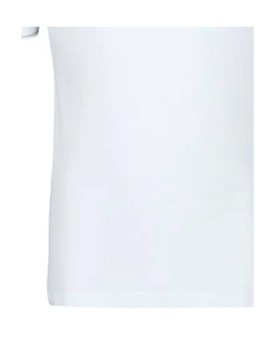 Versace White Logo Detail Polo Shirt for men