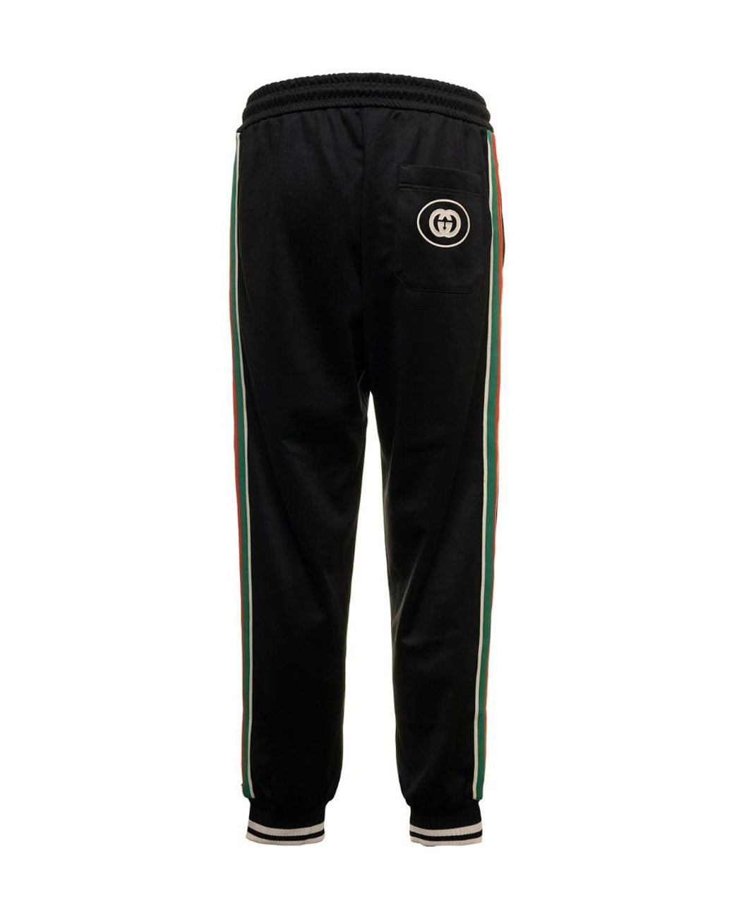 Gucci Black Technical Jersey Jogging Pant for men