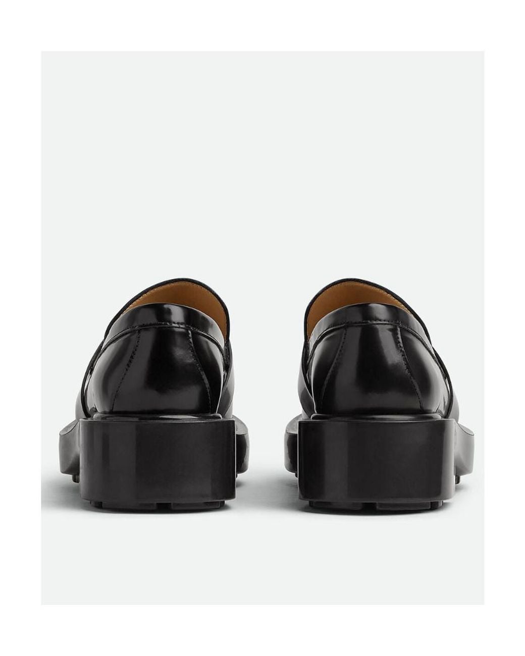 Bottega Veneta Black Monsieur Loafers for men