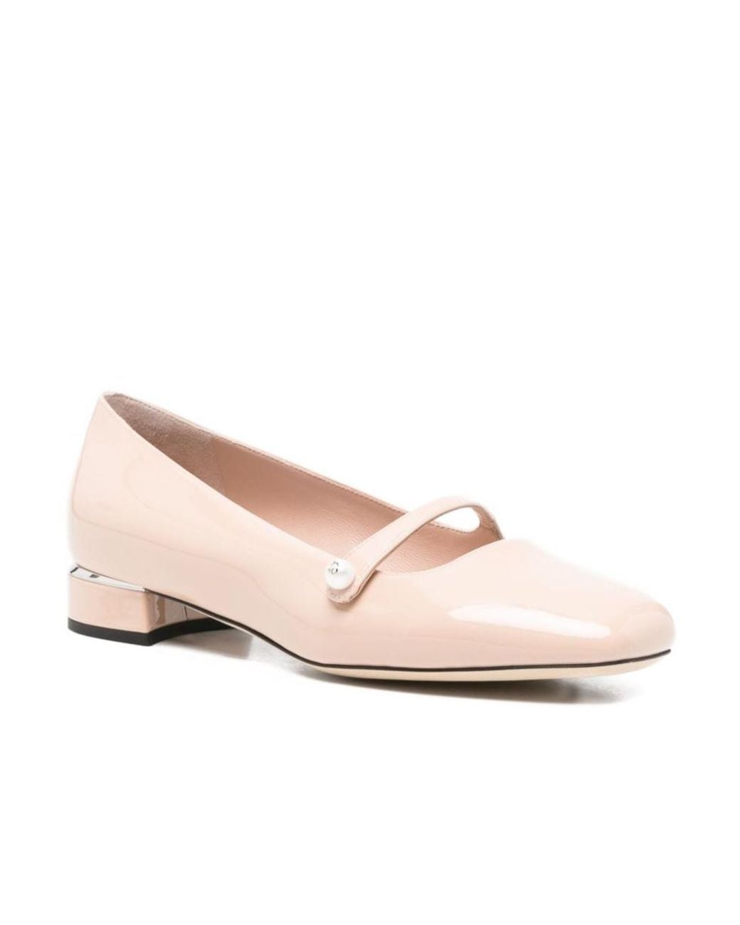 Jimmy Choo Pink Mary Jane Ballet Flats