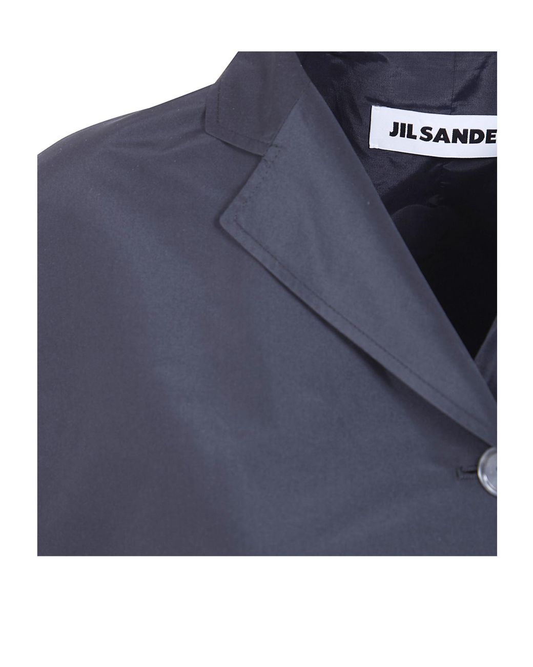 Jil Sander Blue Single-Breasted Jacket