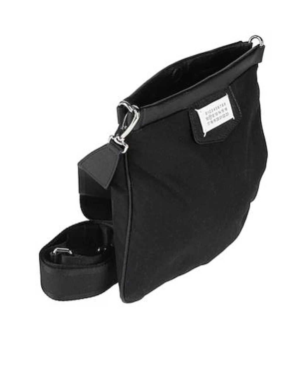 Maison Margiela Black Minimalist Canvas Clutch