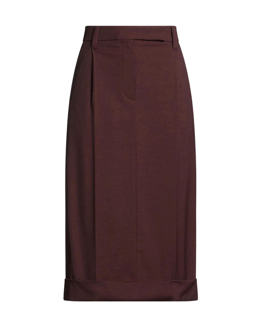 Brunello Cucinelli Purple Midi Skirts