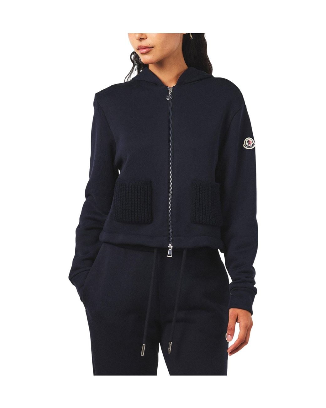 Moncler Blue Simple Hoodie