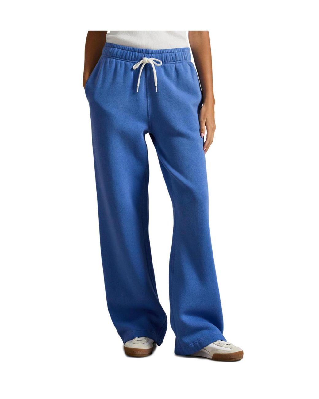 Polo Ralph Lauren Blue Elastic Waist Sports Pants