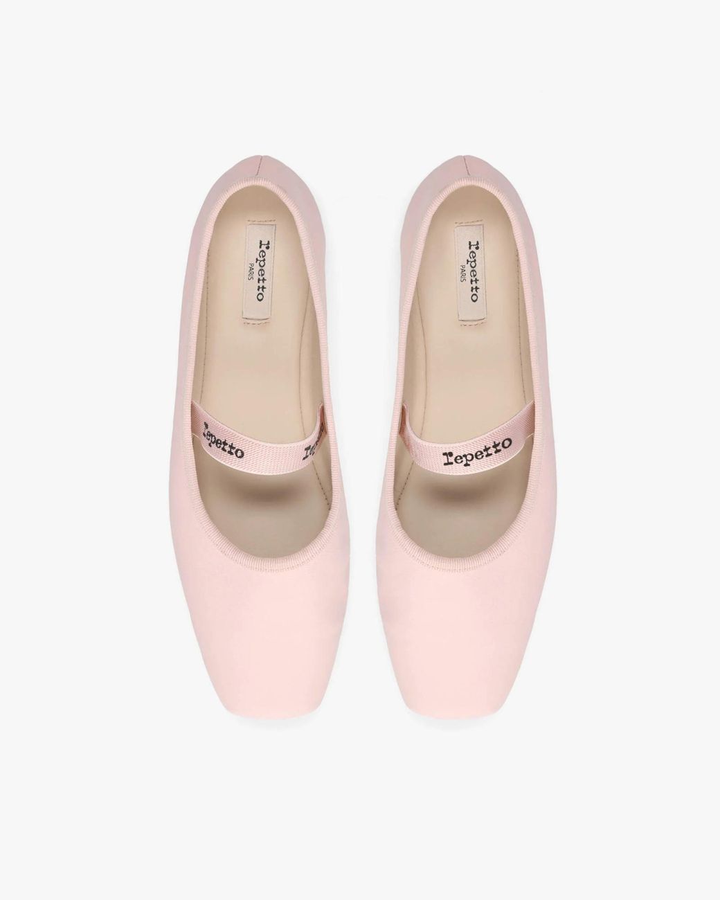 Repetto Pink Lisbeth Square-Toe Ballet Flats