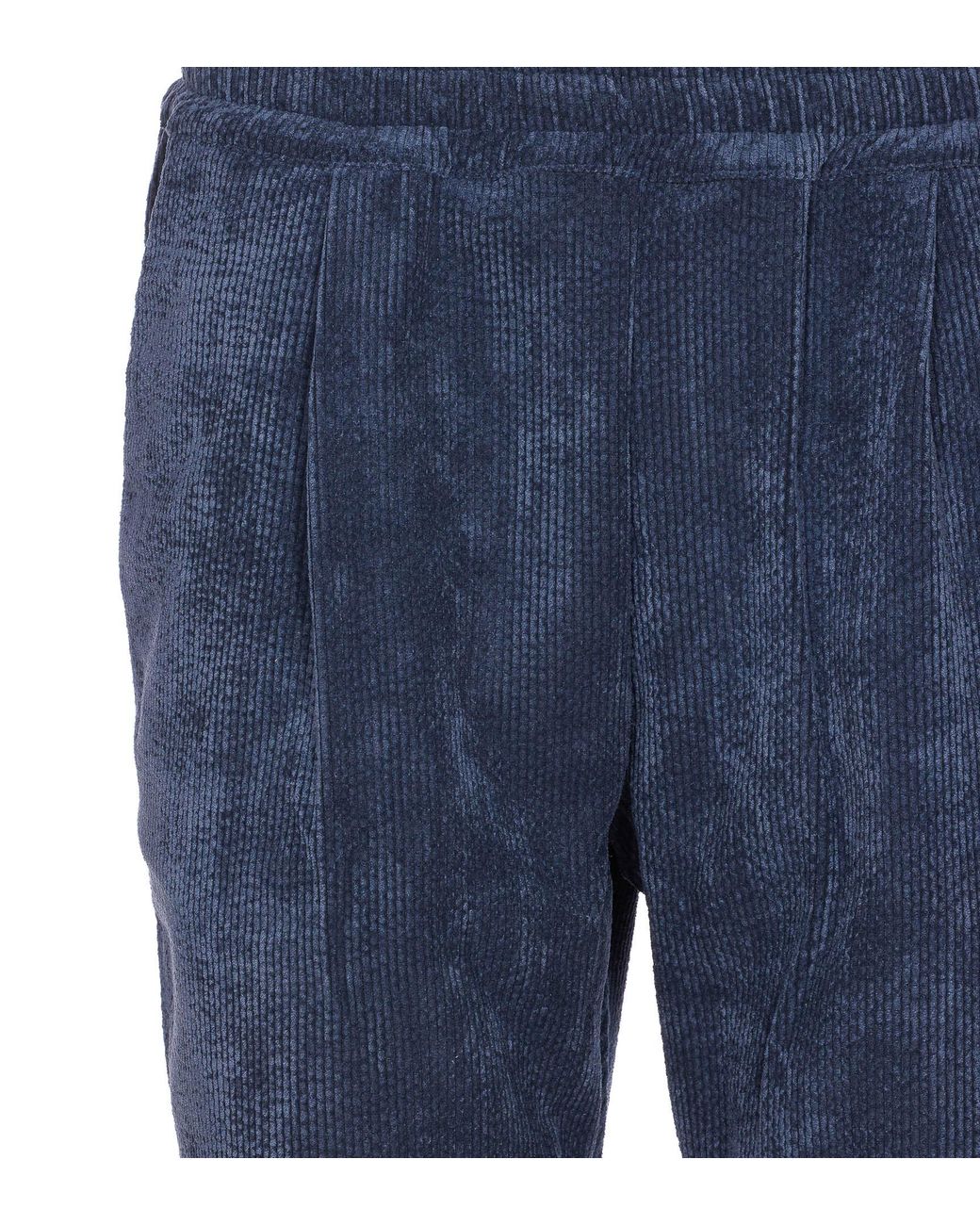 FAMILY FIRST Blue Family First Velvet Chino Pants for men