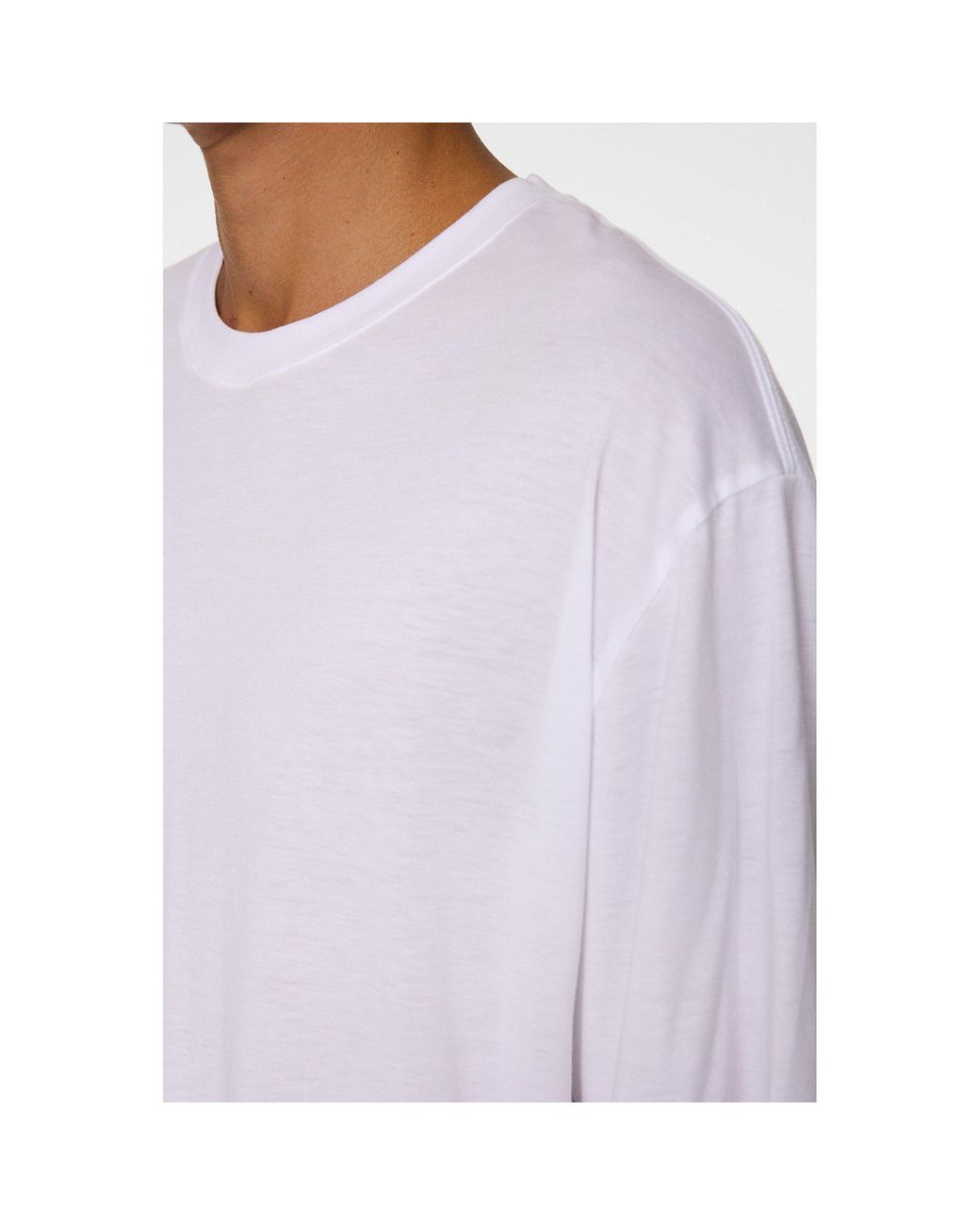 J.Lindeberg White Lind Alpha Regular Fit T-Shirt for men