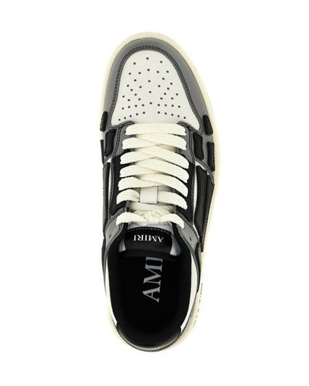 Amiri White 'Varsity Skel Top Low' Sneakers for men