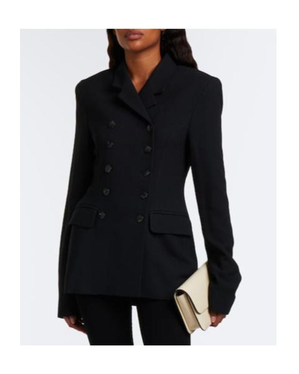 TOVE Black Double-Breasted Blazer
