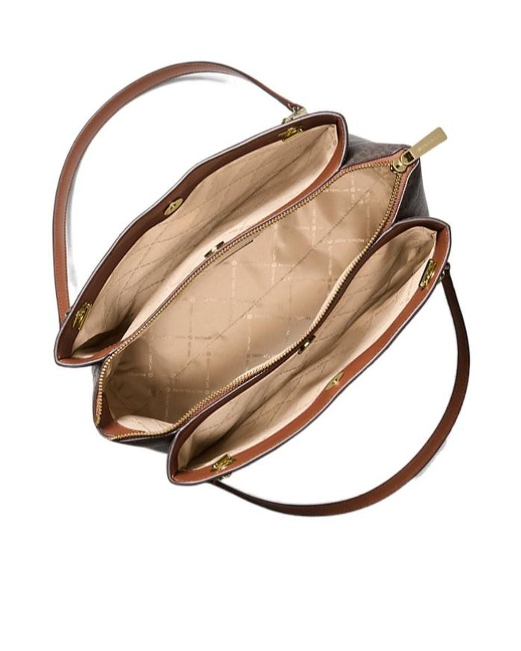 Michael Kors Brown Soho Medium Signature Logo Tote Bag