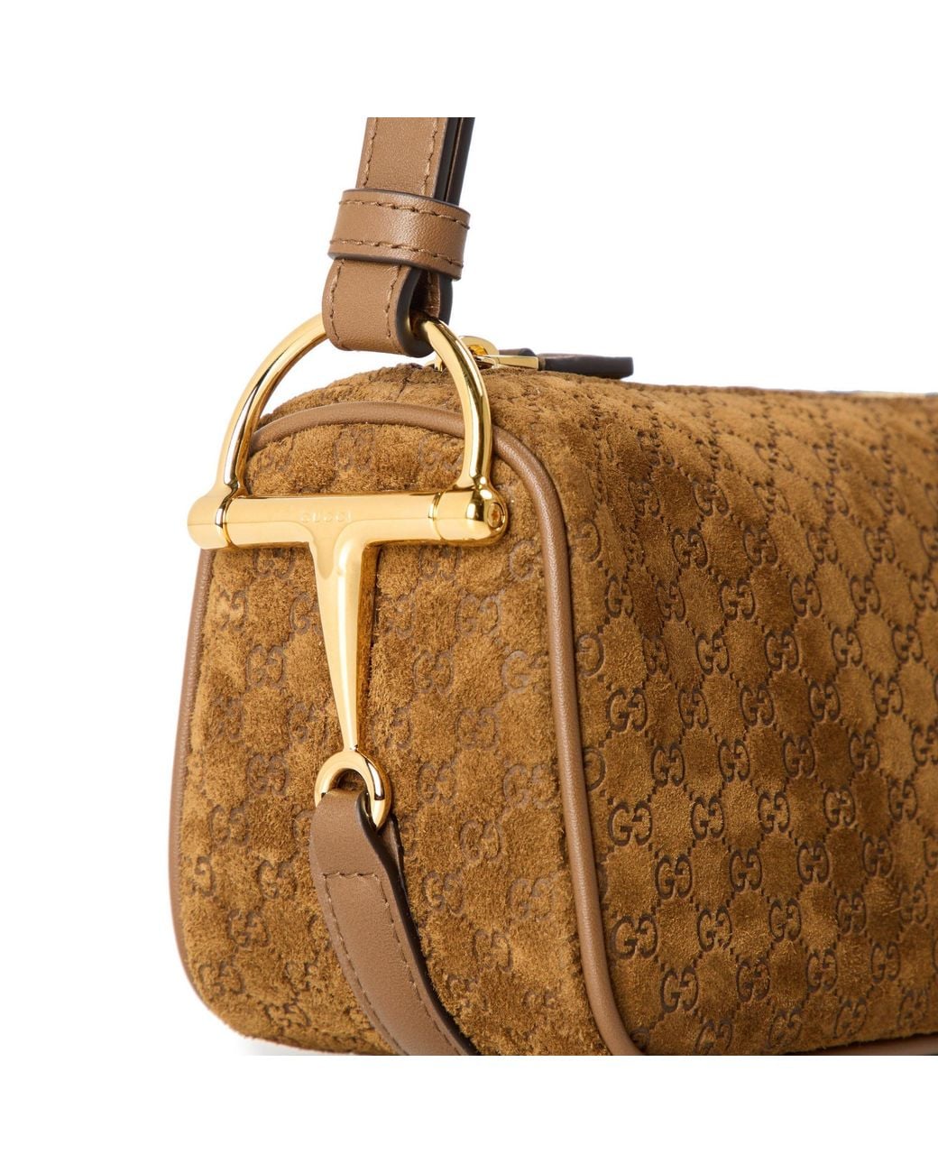 Gucci White Half Heart Shoulder