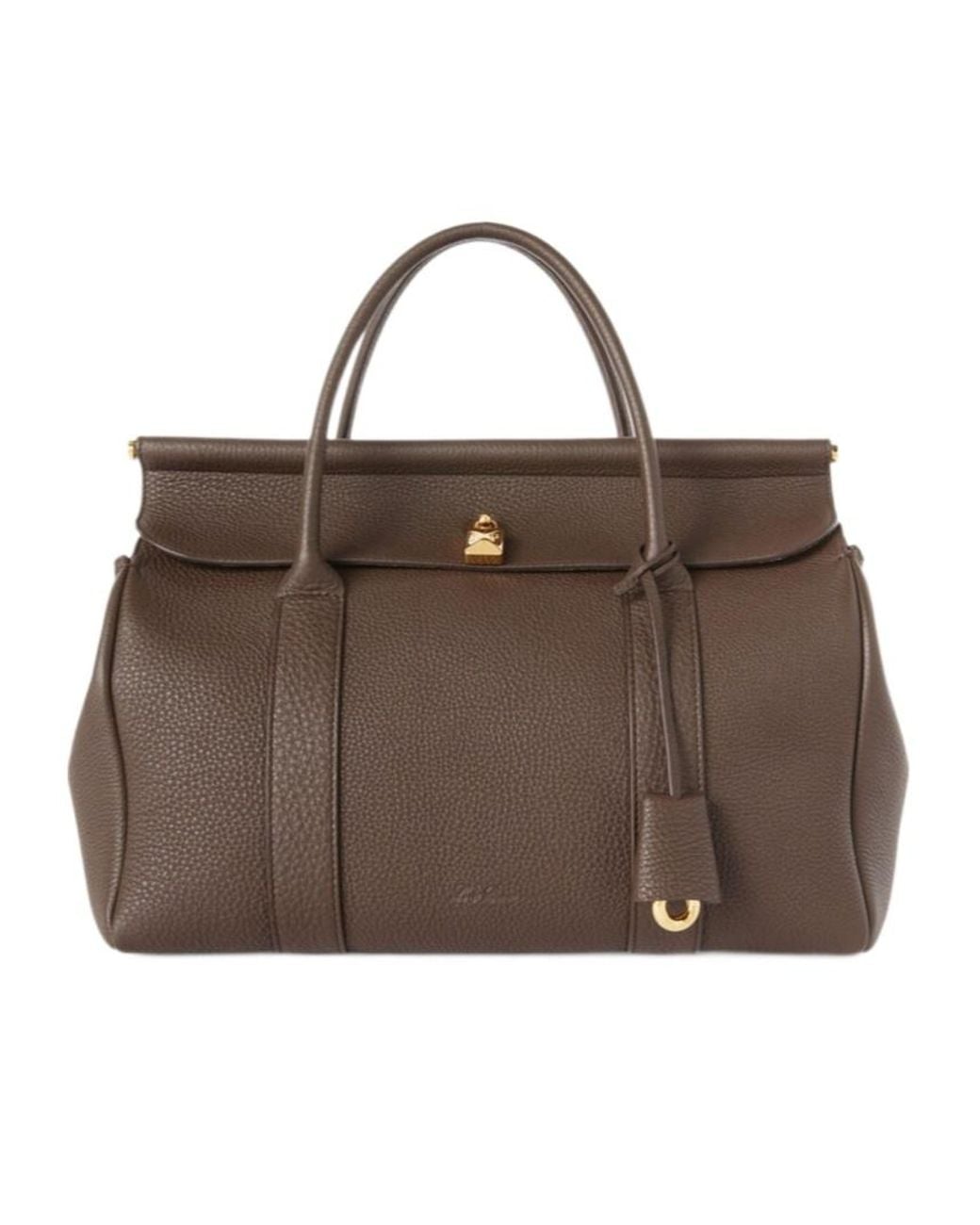 Loro Piana Brown Loom L32 Handbag