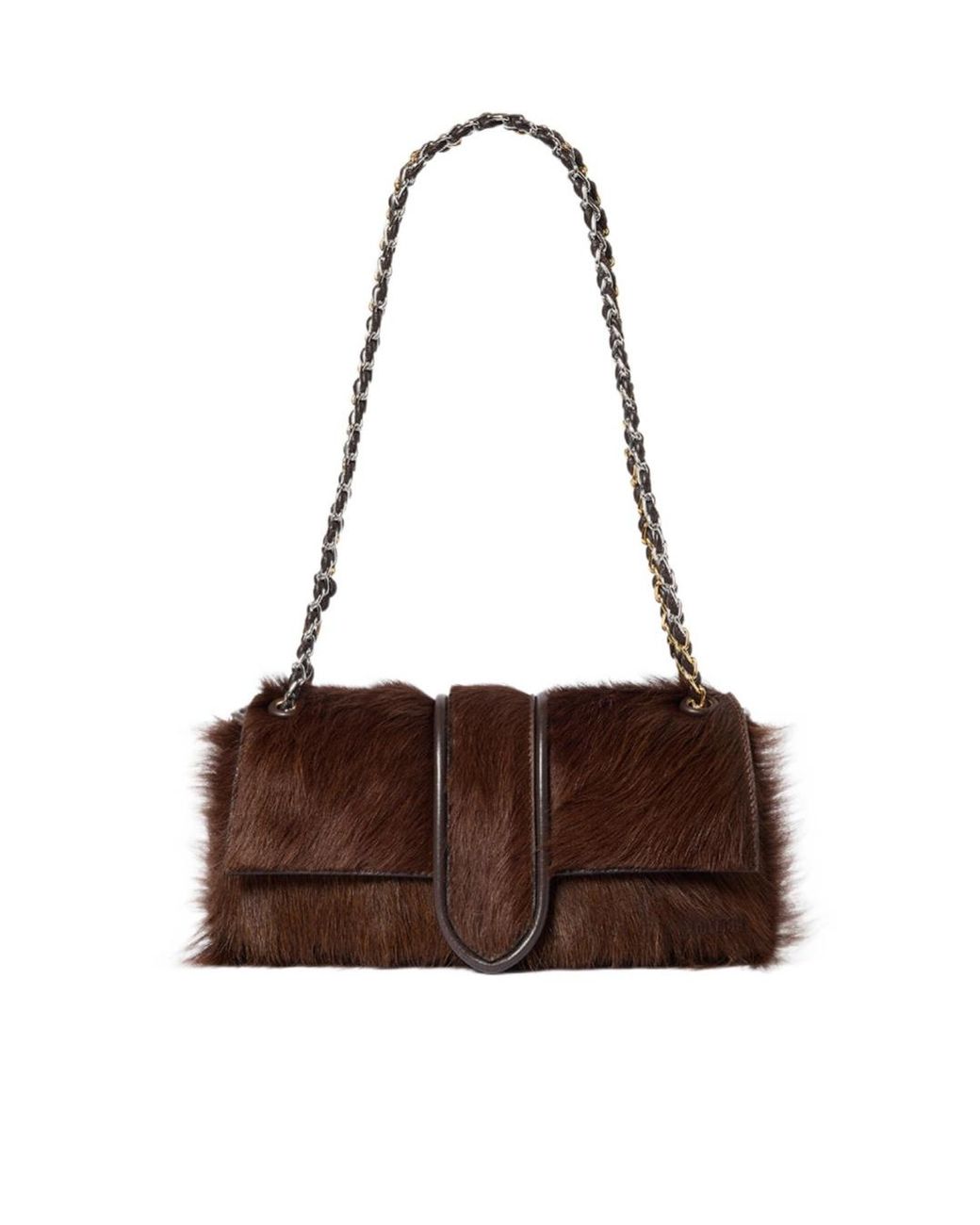 Jacquemus Brown Borsa Le Bambino Chaine