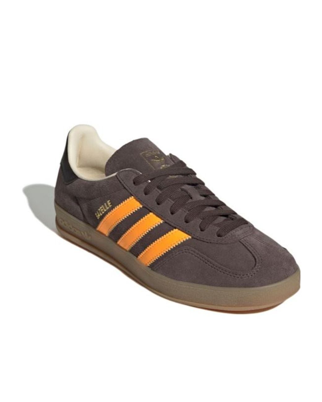 Adidas Brown Originals Gazelle Low-Top Sneakers for men