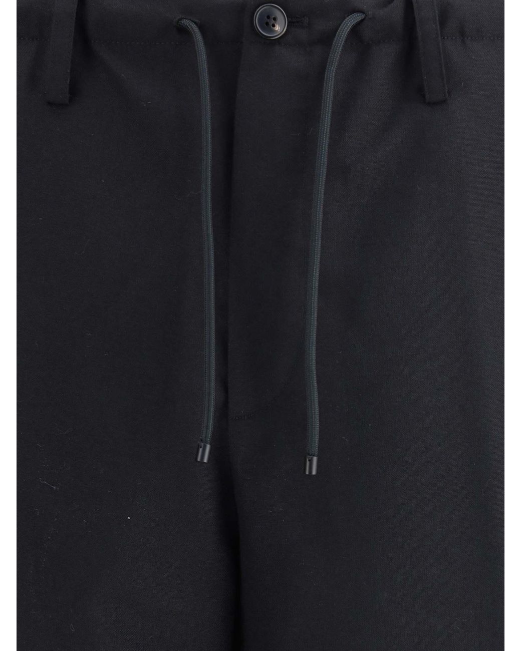 Dries Van Noten Blue Wool Pants for men