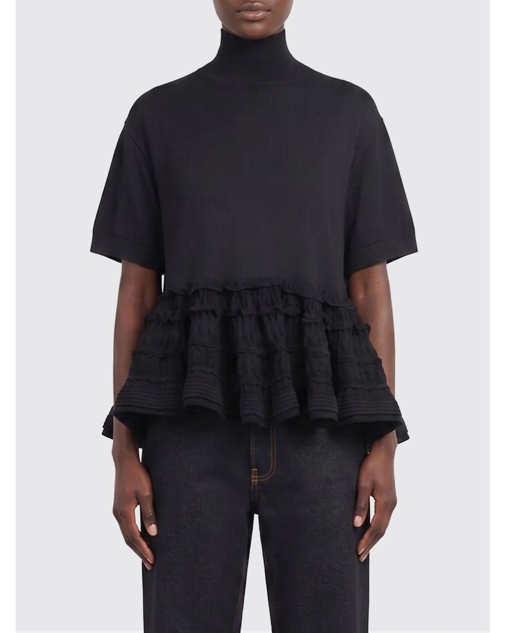 Alaïa Black Alaïa Crinoline Top