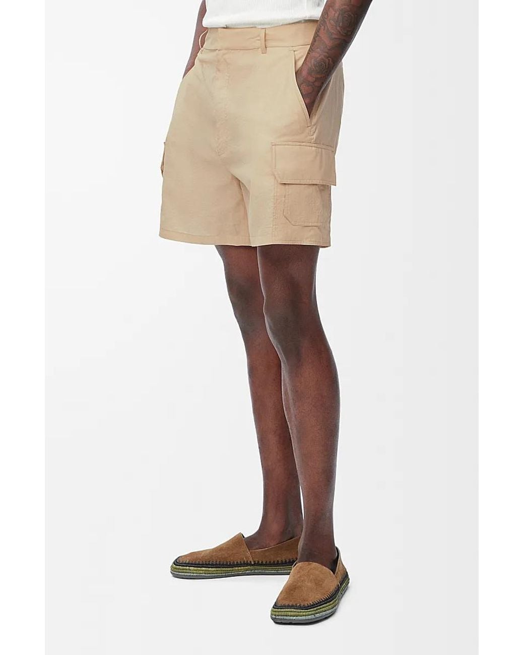 Loewe Natural Cargo Shorts for men