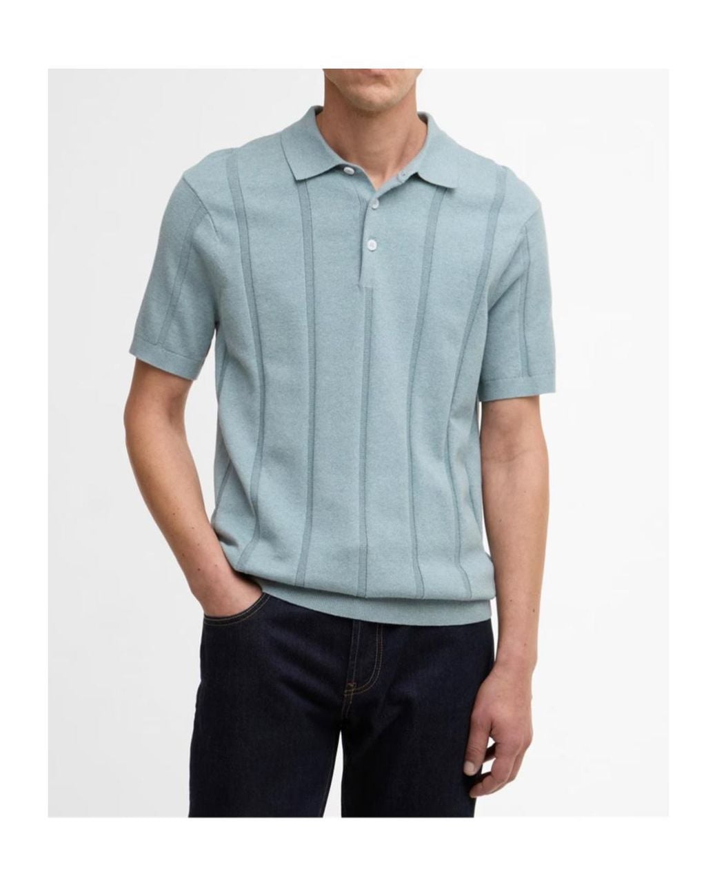 Barbour Blue Wellburn Polo for men