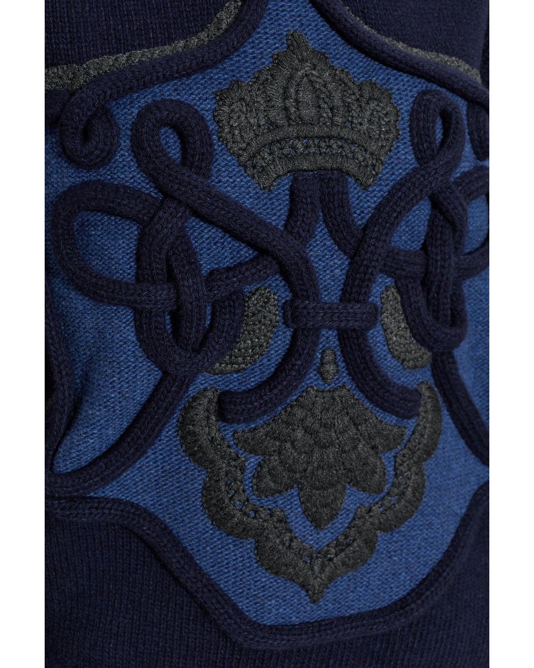 Etro Blue Long-Sleeved Sweater