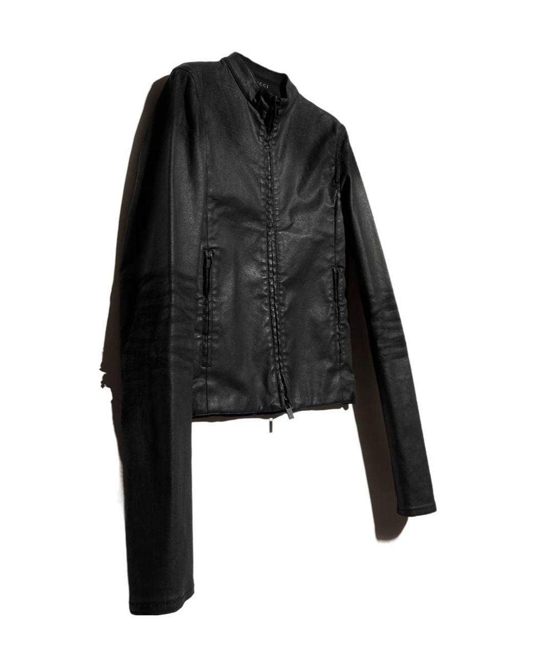 Gucci Black Coated Stretch Cotton Twill Denim Jacket for men