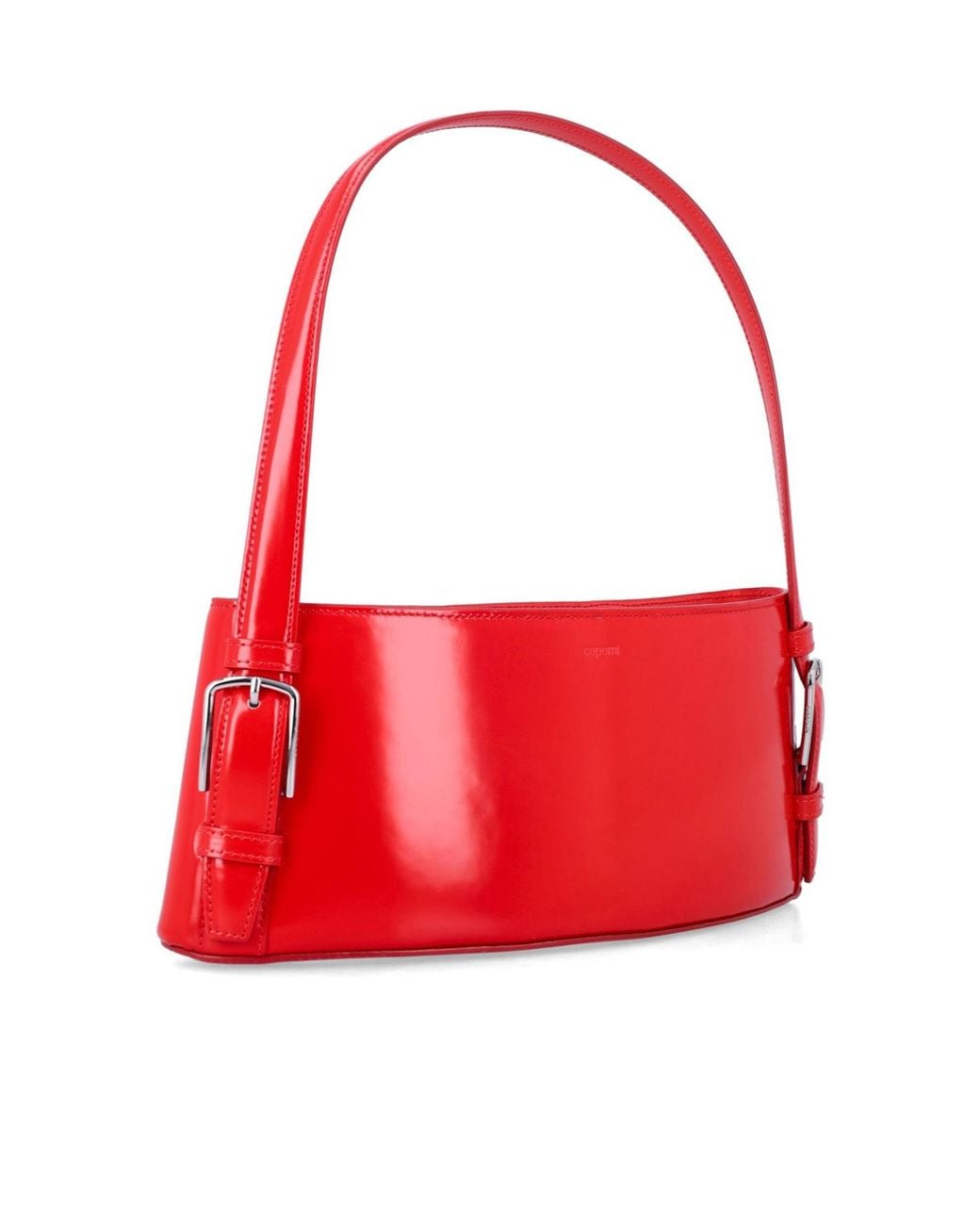Coperni Red Ergonomic Buckle Shoulder Bag